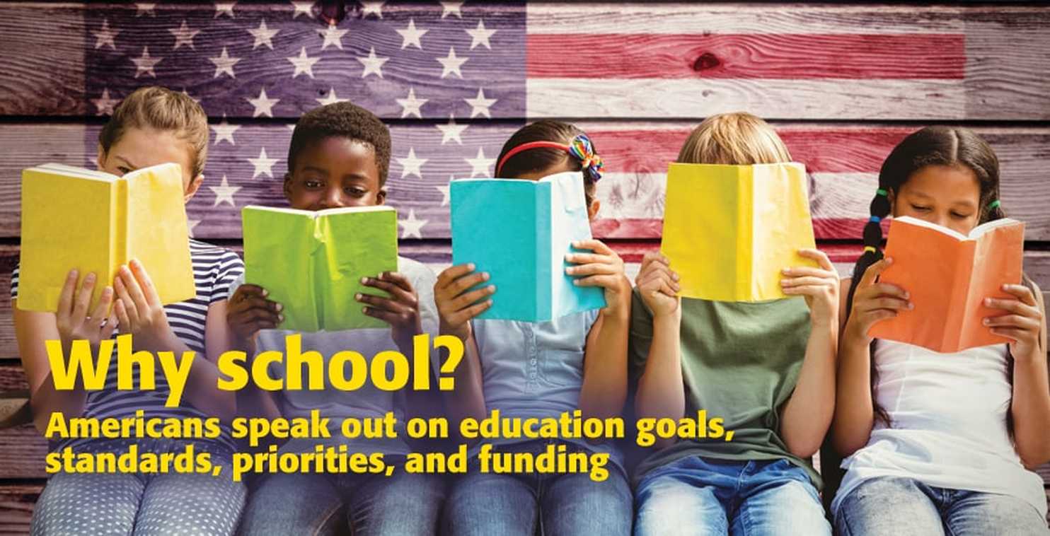 Why do kids go to school? Americans are divided on the answer, a new poll shows.